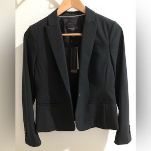 Banana republic Italian wool blend blazer black 2P